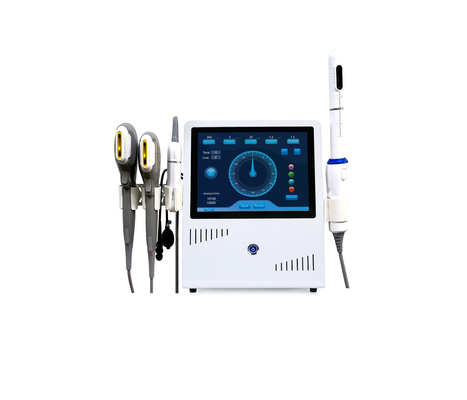 5 Handles HiFu Beauty Machine 4 In 1 Vmax Ultra Former Iii Facial Body Cartridge 9d Vaginal Tightening Machine
