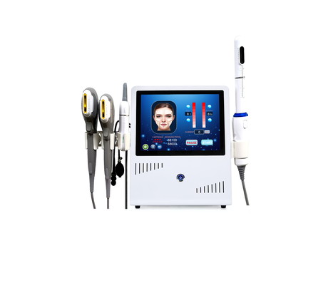 5 Handles HiFu Beauty Machine 4 In 1 Vmax Ultra Former Iii Facial Body Cartridge 9d Vaginal Tightening Machine