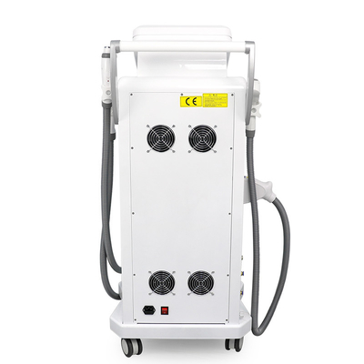 دو صفحه نمایش 3 در 1 چند منظوره IPL RF Nd Yag لیزر برای جوان سازی پوست دستگاه زیبایی موهای پاک کننده