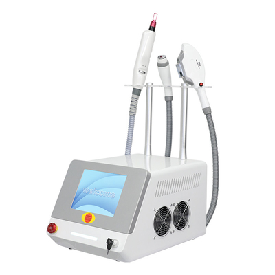دستگاه 3 در 1 پیکوسکنده لیزر موهای پاک کننده Ipl RF با دسته 3pcs