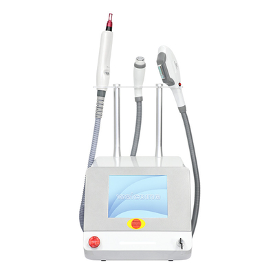دستگاه 3 در 1 پیکوسکنده لیزر موهای پاک کننده Ipl RF با دسته 3pcs