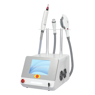 دستگاه 3 در 1 پیکوسکنده لیزر موهای پاک کننده Ipl RF با دسته 3pcs