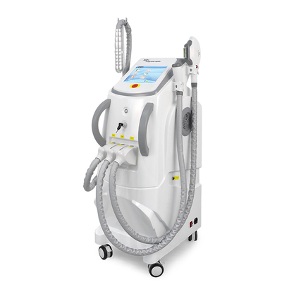 دستگاه زیبایی چند منظوره 3 در 1 Elight Ipl Opt موهای پاک کننده و Nd Yag Carbon Peeling دستگاه پاک کننده خالکوبی سفید کننده