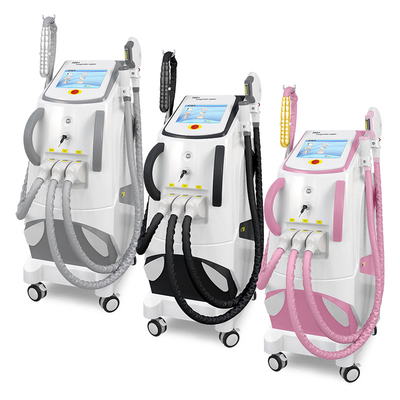 دستگاه زیبایی چند منظوره 3 در 1 Elight Ipl Opt موهای پاک کننده و Nd Yag Carbon Peeling دستگاه پاک کننده خالکوبی سفید کننده