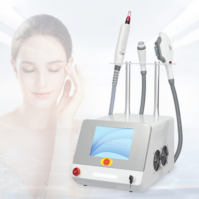 OEM حذف مو خالکوبی حذف پوست ماشین سخت 3 دسته RF Elight IPL Nd Yag لیزر 5 در 1 ماشین زیبایی چند منظوره
