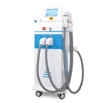 ماشين زيبايي 4 در 1 با دستگاه حذف موي ليزر Elight RF IPL Nd Yag