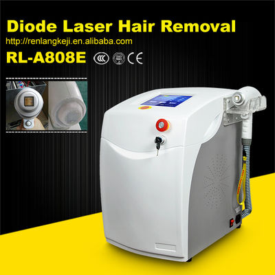 RL-808B مدل 808nm Diode Laser Hair Removal Machine با طول عمر 8 سال و چگالی انرژی > 115j / cm2