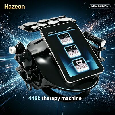 دستگاه درمانی Hazeon Tecar 500W 448kHz فرکانس دستگاه درمانی Tecar برای تسکین درد کاهش سلولیت