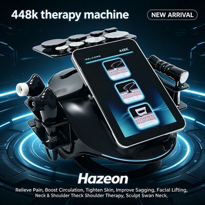 دستگاه 448 کیلوهرتز Tecar Hazeon برای تسکین درد فیزیوتراپی و کاهش سلولیت، فرکانس 448 کیلوهرتز، توان بالا 500 وات