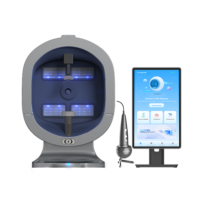 X5 Pro AI Facial Skin Analyzer اسکنر صورت چند طیفی تجهیزات تشخیص پوست سالن