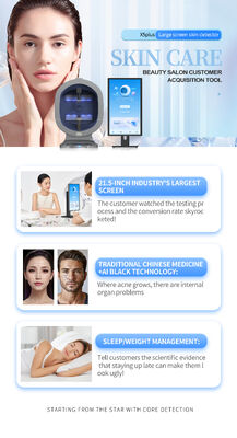 3D X5 Multi-Spectrum AI Magic Mirror Skin Analyzer برای سالن زیبایی