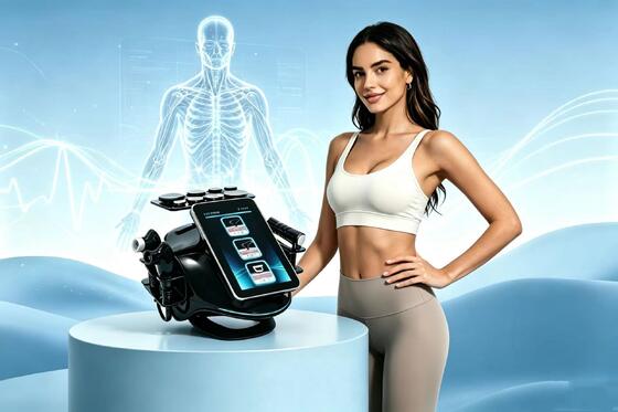 تجهیزات مراقبت از بدن سفت کننده پوست Hazeen 448K RET CET RF Machine Diathermy RF