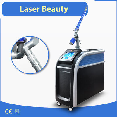 دستگاه لیزر Picosecond عمودی Pico Laser Tattoo Pigment Removal Skin Whitening Rejuvenation Beauty Equipment