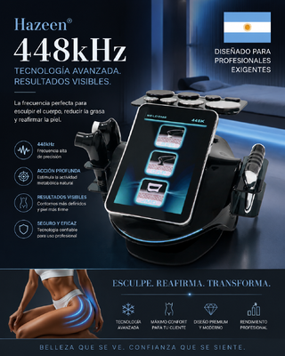 Hazeen 448K Tensamax Radiofrequencia monopolar therapy y estetica en modo monopolar con RET/CET، برای سالن ها و کلینیک ها